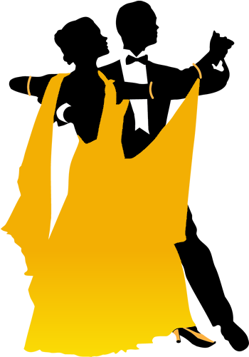 Ballroom Dance Classes - Ballroom Dance Silhouette (459x500)