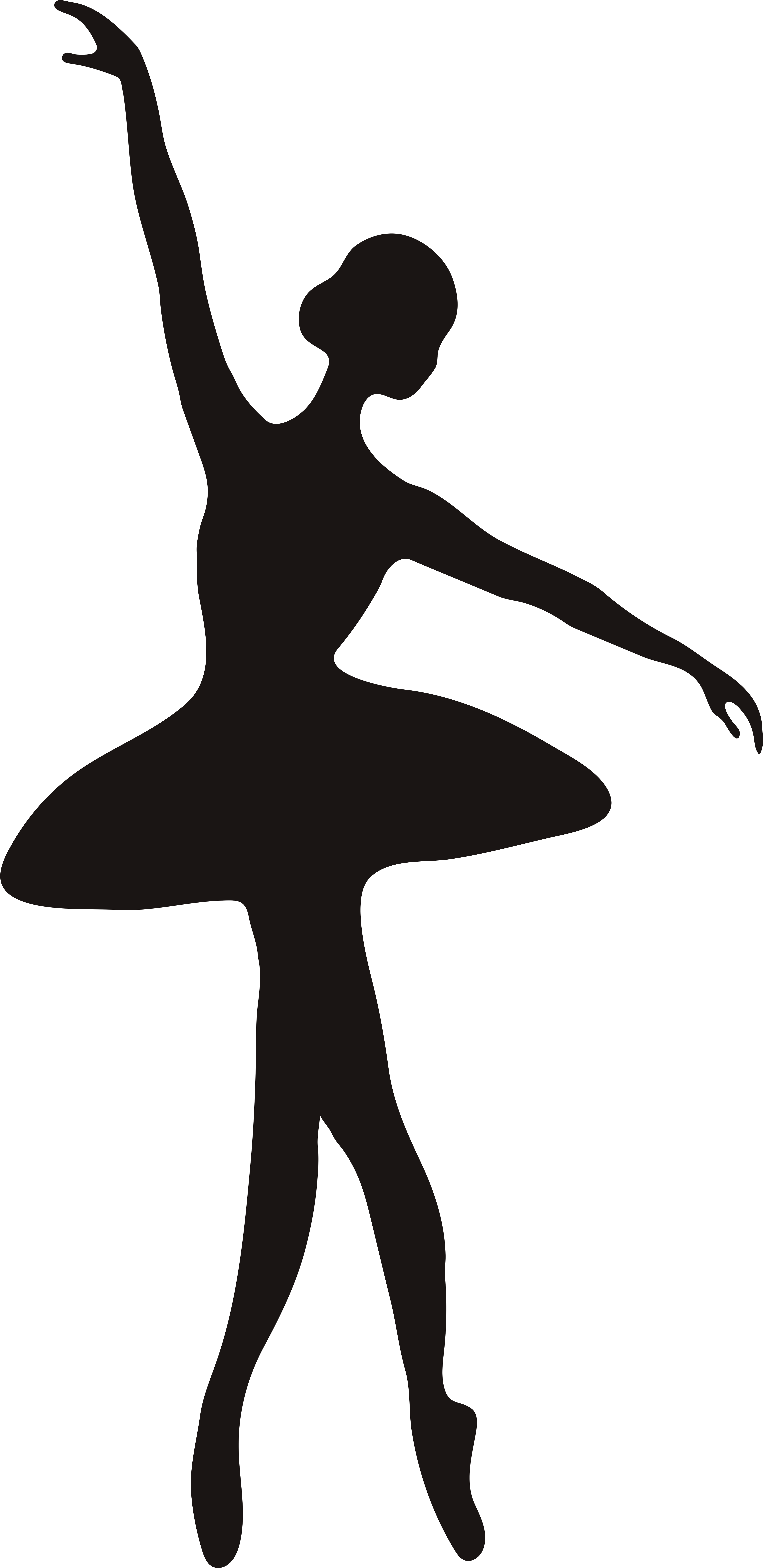 Ballerina Silhouette Png Clip Art Image - Ballerina Silhouette Png (3890x8000)