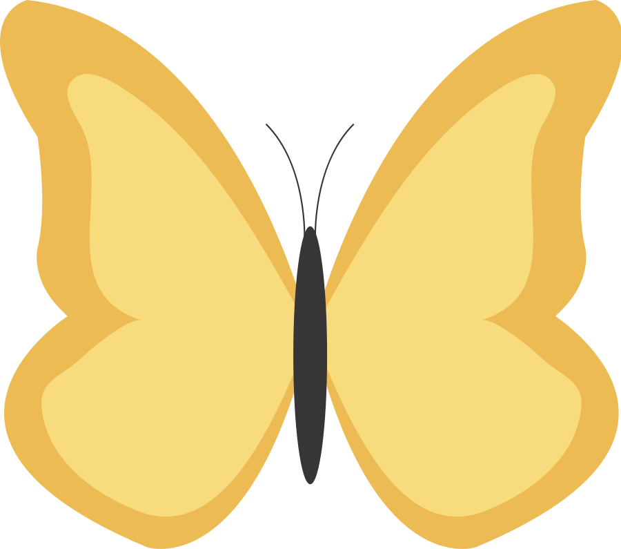 Butterfly Clip Art - Butterfly Clipart Image Png (900x795)