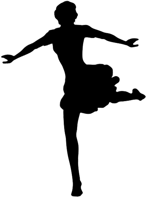 Graphics For Silhouette Transparent Background Graphics - Tänzer Silhouette (531x684)