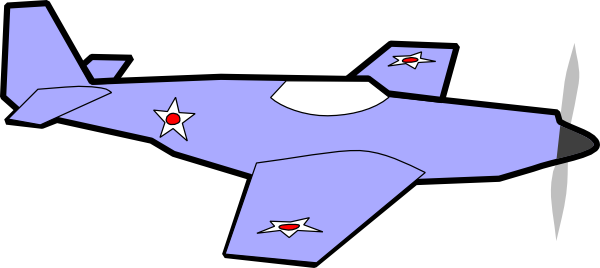 Flying Cartoon Plane Clip Art At Clker - Cartoon Plane (600x268)