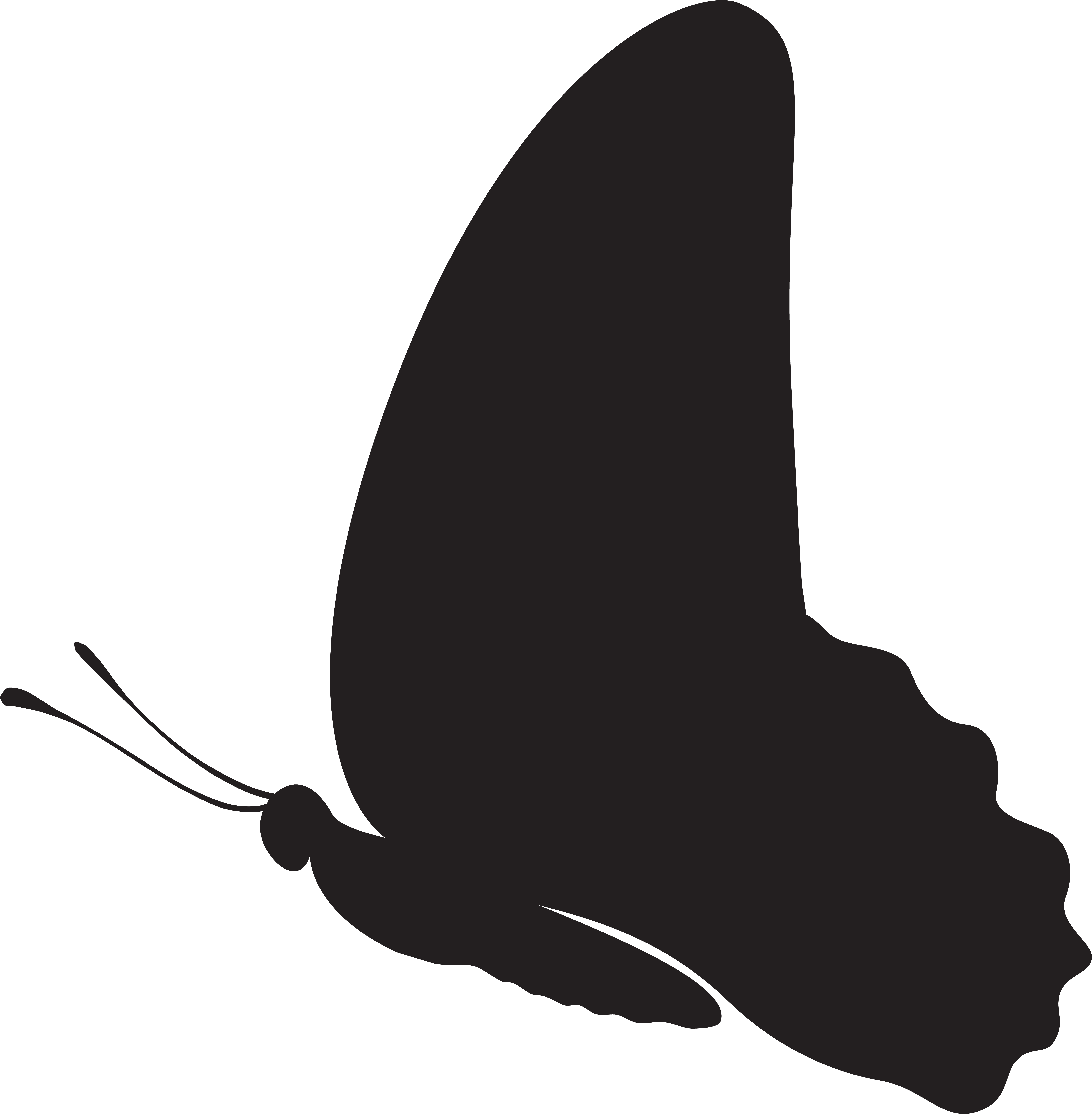Butterfly Silhouette Clip Art Png Imageu200b Gallery - Butterfly Silhouette Clip Art Png Imageu200b Gallery (7845x8000)