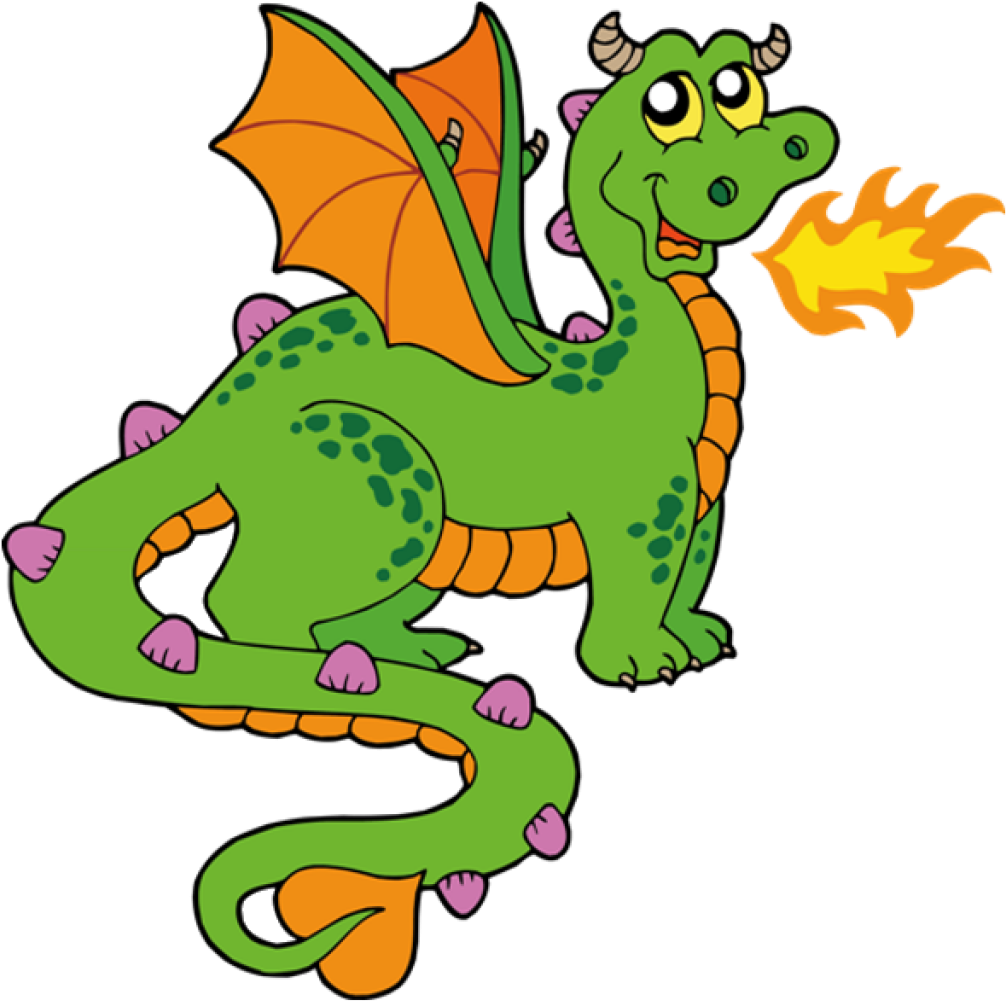 Dragon Clipart Cute Dragons Cartoon Clip Art Imagesall - Clip Art Of A Dragon (1024x1024)