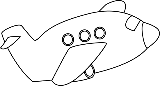 Black And White Airplane Going Up - Aeroplane Black And White (550x295)