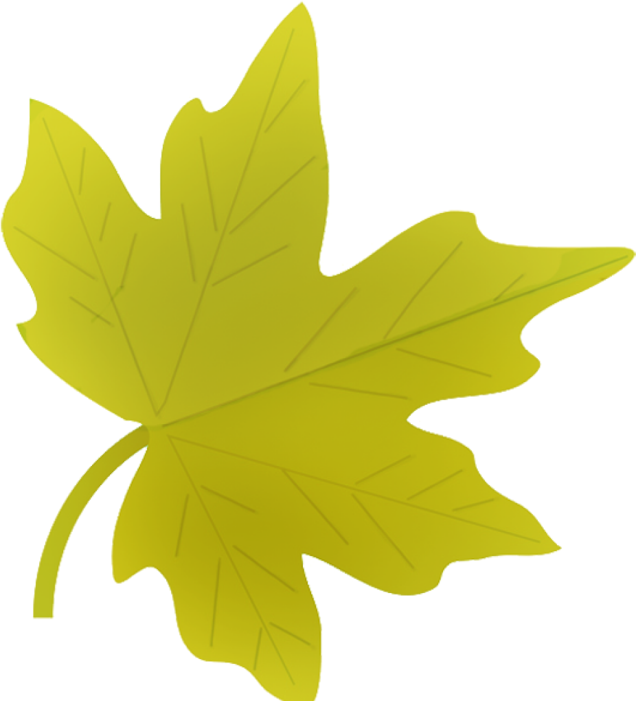 Autumn Leaves Clipart Fall Leaves Clip Art Beautiful - Green Autumn Leaves Png (1024x1024)
