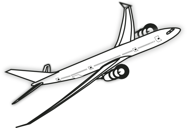 Flight Clip Art At Clker Com Vector Online Royalty - Flight Clipart (600x412)