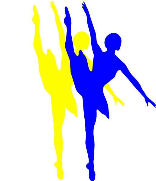 Ballerina Silhouette Cut Clipart - Ballet Dancer Silhouette (516x598)