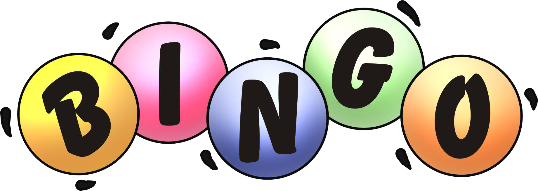Bingo Clip Art Pictures - Bingo Clipart (1842x653)