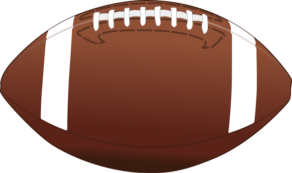 American Football Clipart - American Football Ball Vector (960x569)