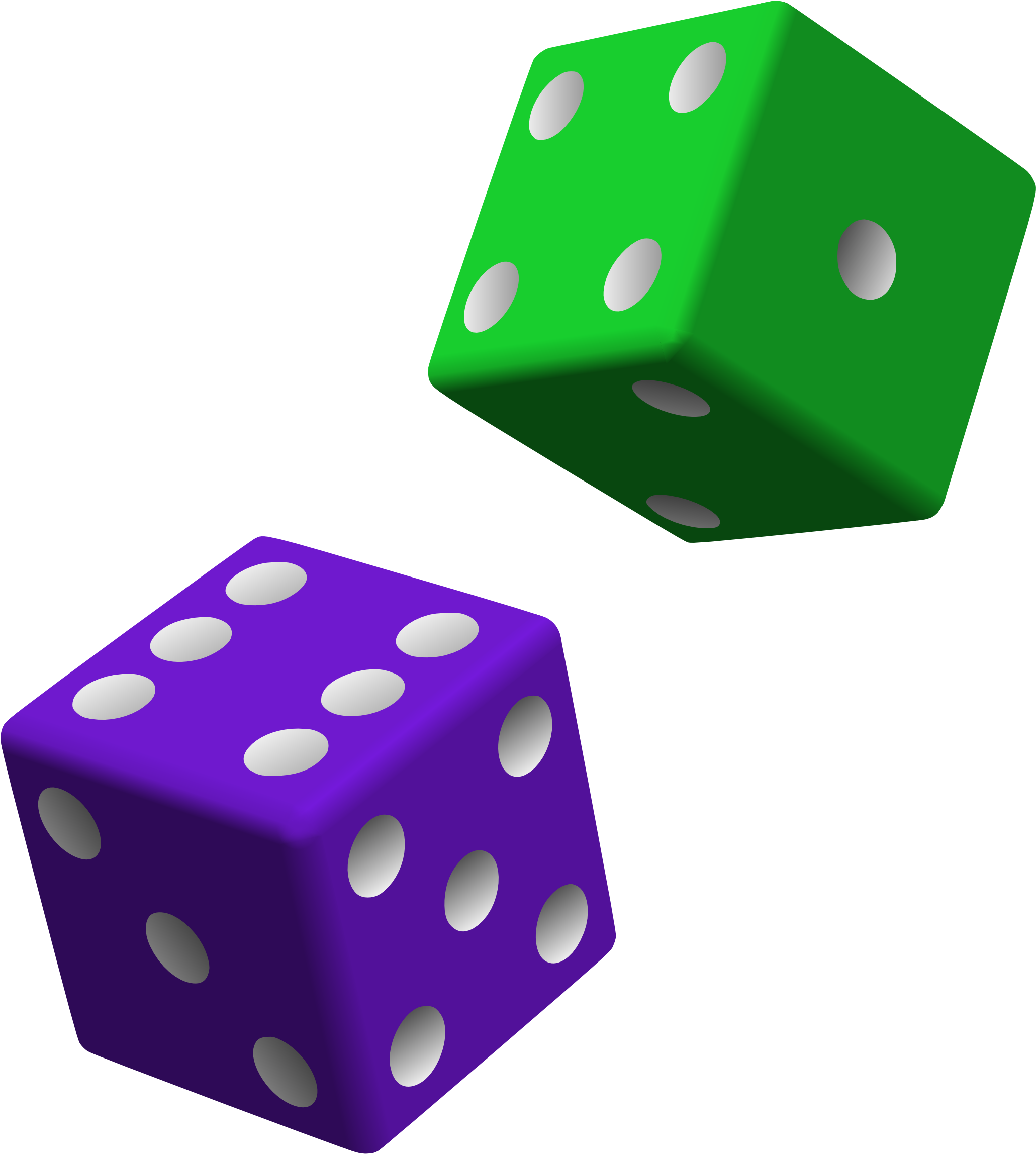 Bunco Dice Clipart - Clipart Dice (2164x2400)