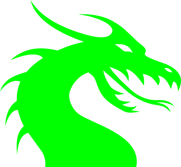 Clipart Info - Dragon Head Silhouette (600x556)