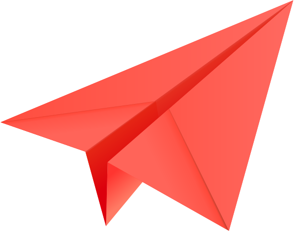 Free Paper Airplane Clipart 4 Clipartbarn - Red Paper Plane Png (600x473)