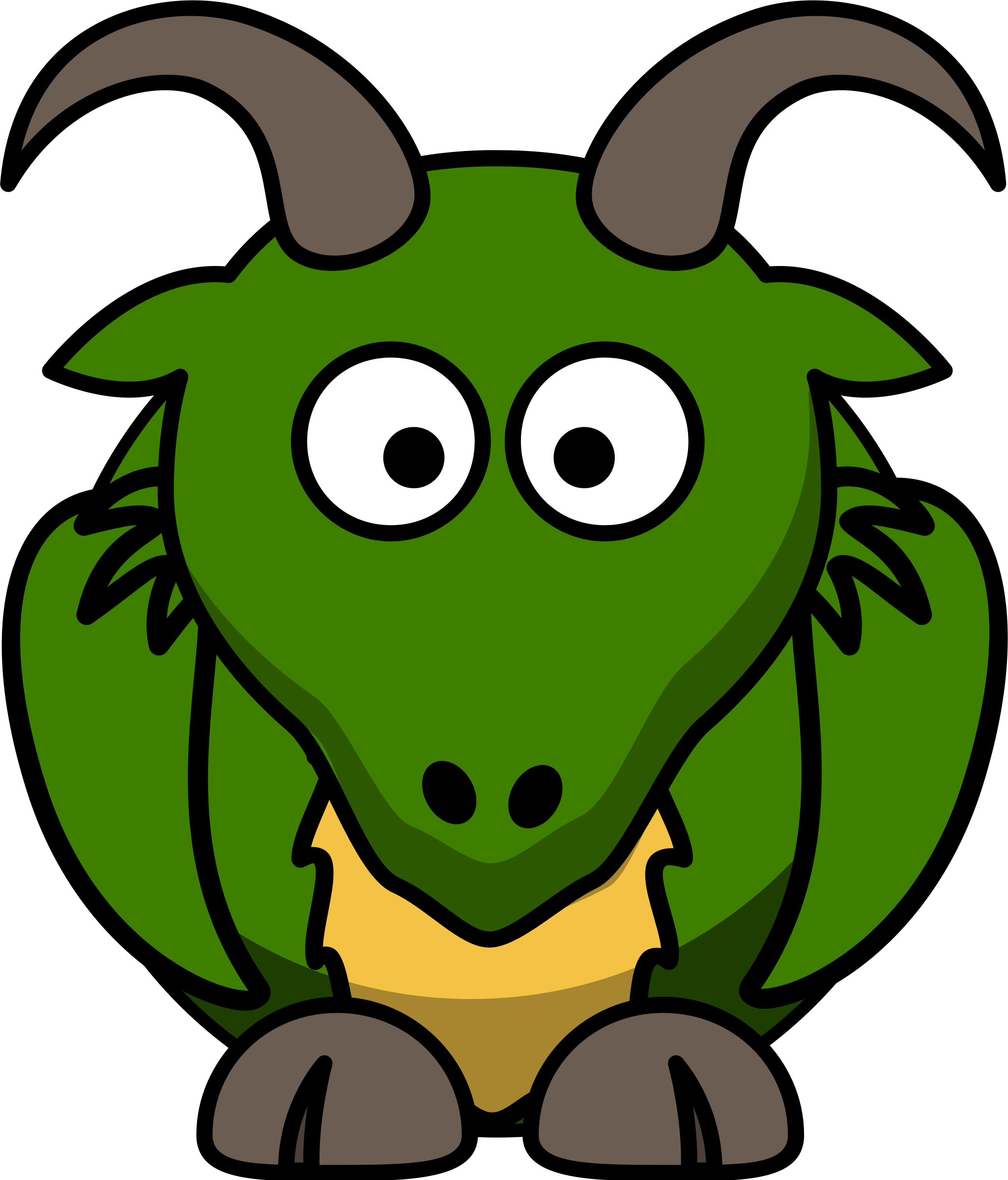 Cartoon Dragon - Cartoon Dragon Clip Art (2051x2400)
