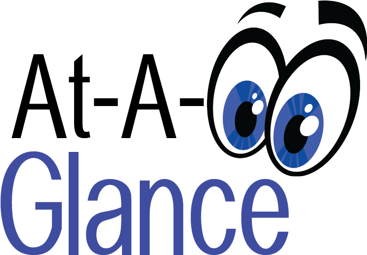 At A Glance - Pair Of Cartoon Eyes (748x579)