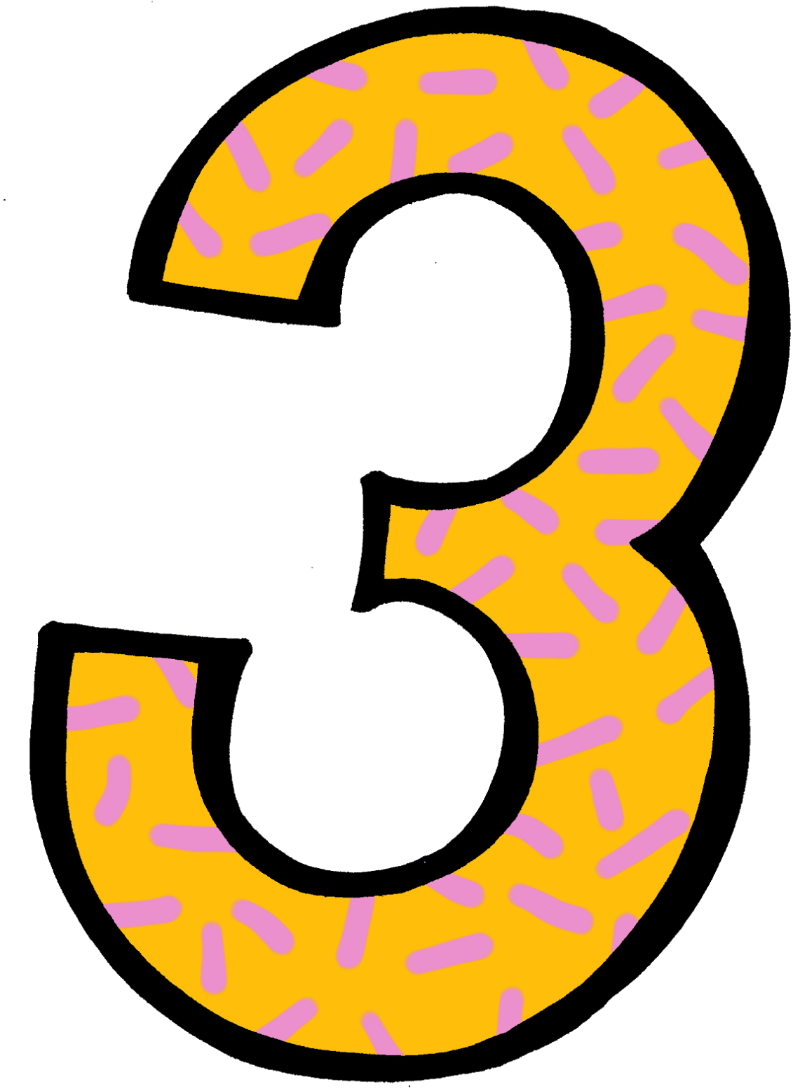 Number 3 Clipart Many Interesting Cliparts - Number 3 Clipart Many Interesting Cliparts (1247x1600)