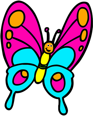 Butterfly - Butterfly Clipart (391x472)