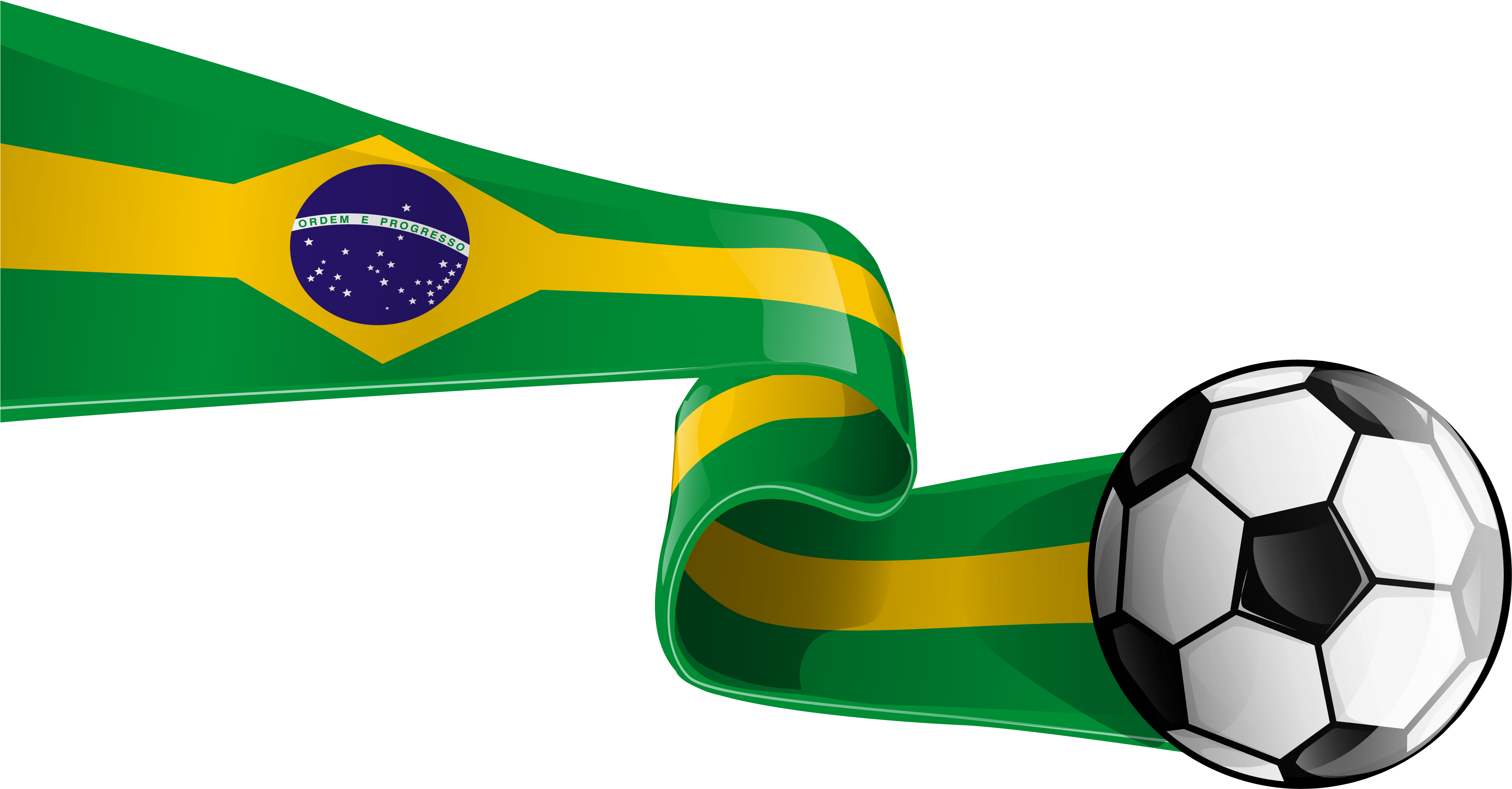 Brasil Flag Clipart - Brazil Flag Png (4582x2836)