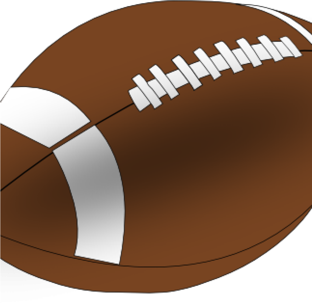 Football Clipart American Football Clip Art At Clker - Brown Football Shower Curtain (1024x1024)