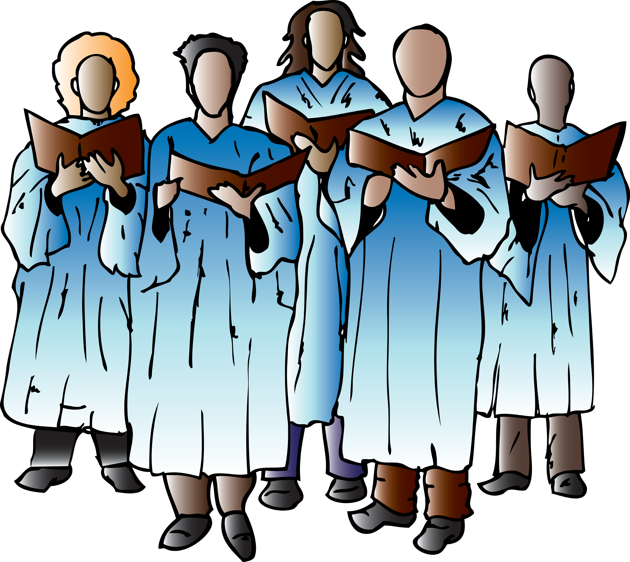 Church - Choir Clipart Png (2400x2140)