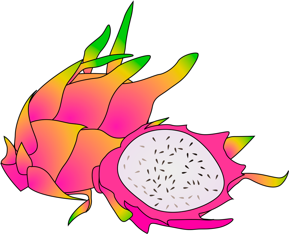 Dragon Cliparts - Dragon Fruit Clipart Transparent (1280x800)