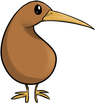 Free To Use Public Domain Kiwi Clip Art Clipart Bird - New Zealand Kiwi Cartoon (426x459)