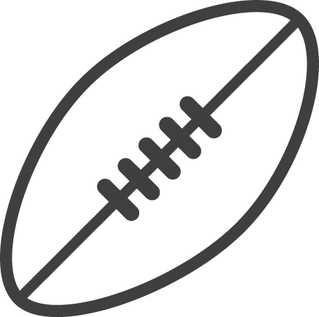 Football Black And White Afl Football Clipart Black - Black And White Afl Ball (456x452)