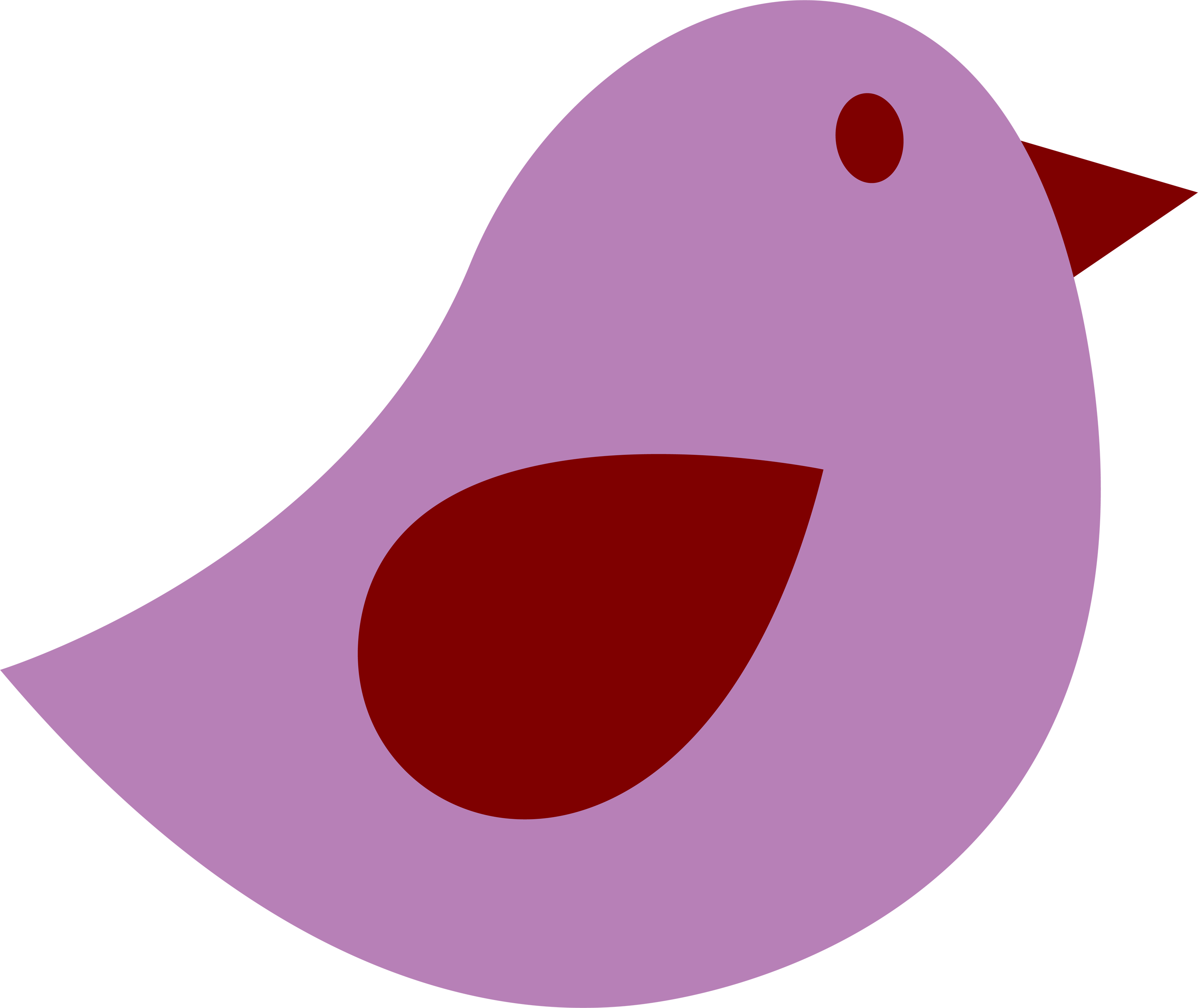 Purple Bird Clip Art At Clker Com Vector Online Clipart - Purple Bird Clipart (3000x2524)