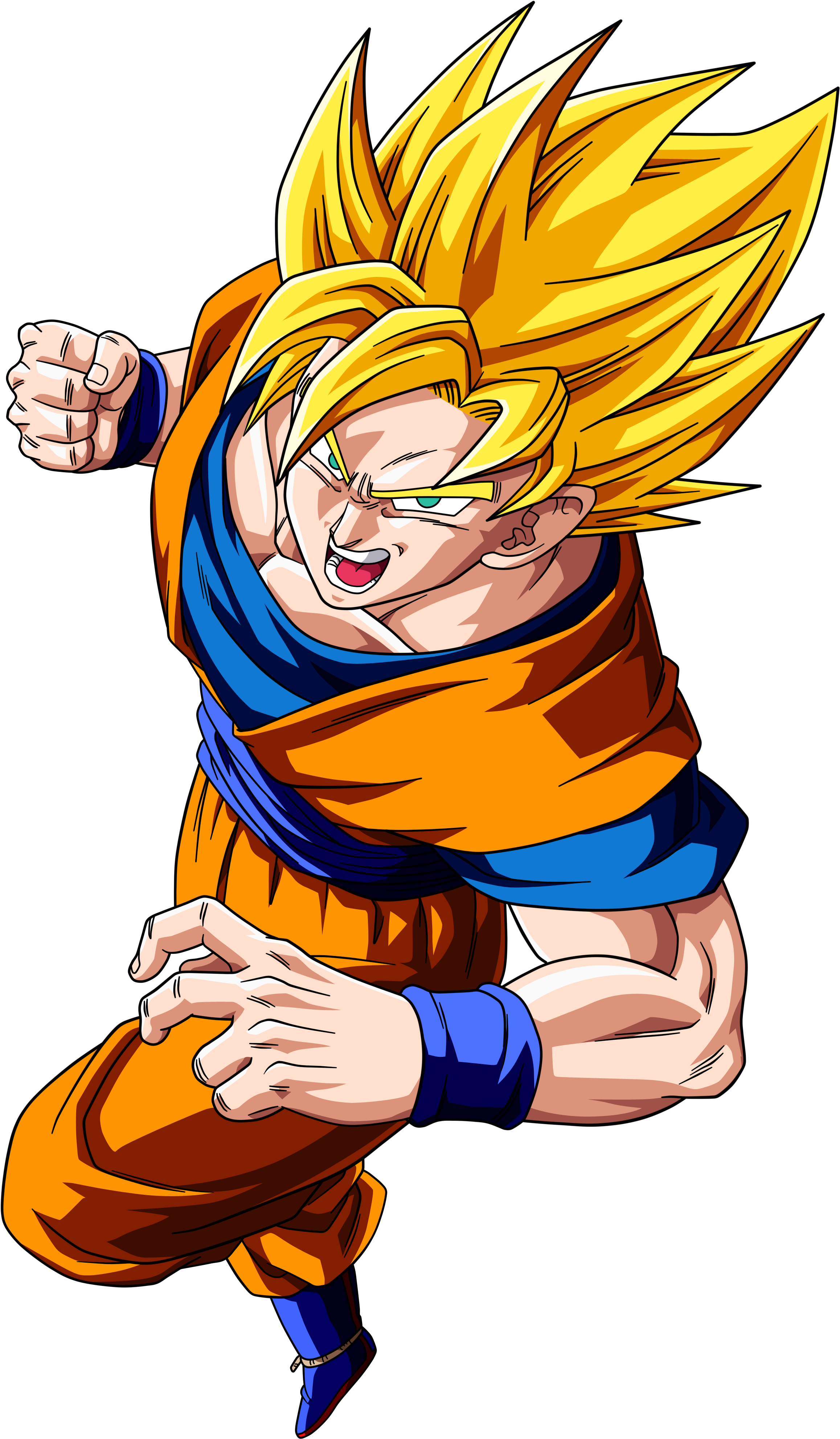 Clip Art Dragon Ball Goku Png Clipart Mart - Dragon Ball Goku Png (2376x4000)