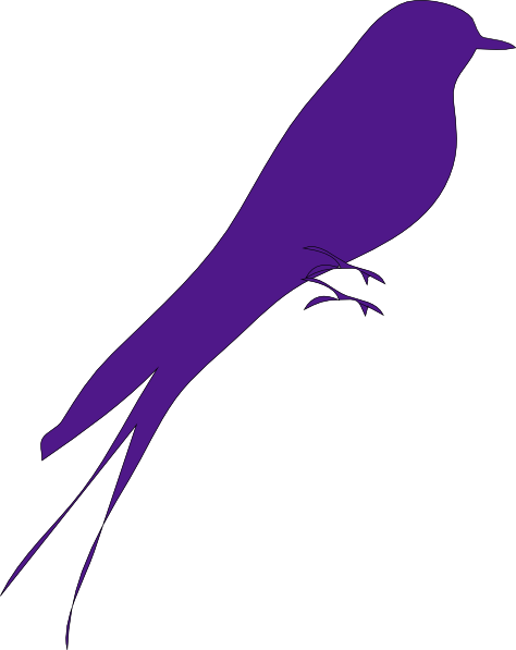 Big Purple Bird Svg Downloads Purple Bird On Tree Clip Art 474x597 Png Clipart Download