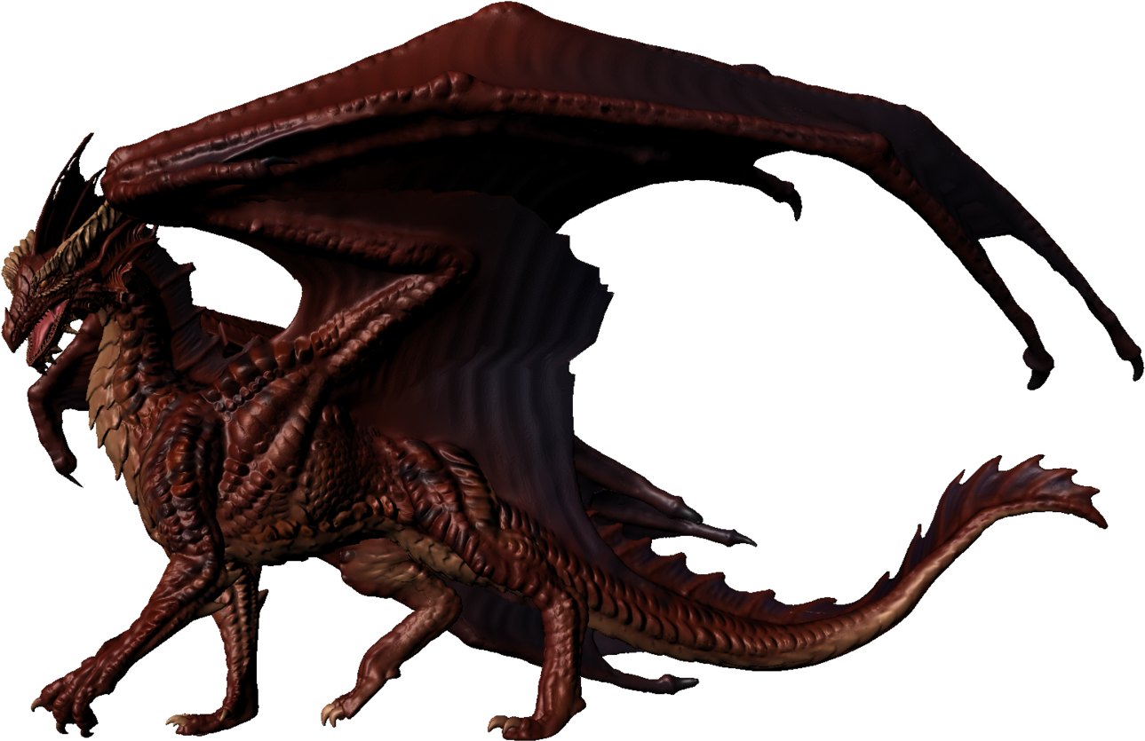 Dungeons & Dragons Clipart Red Dragon - Realistic Dragon Clip Art (1600x900)