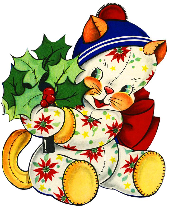 Singing Christmas Tree Decorations, Christmas Clip - Vintage Christmas Ornaments Ornament (round) (732x886)