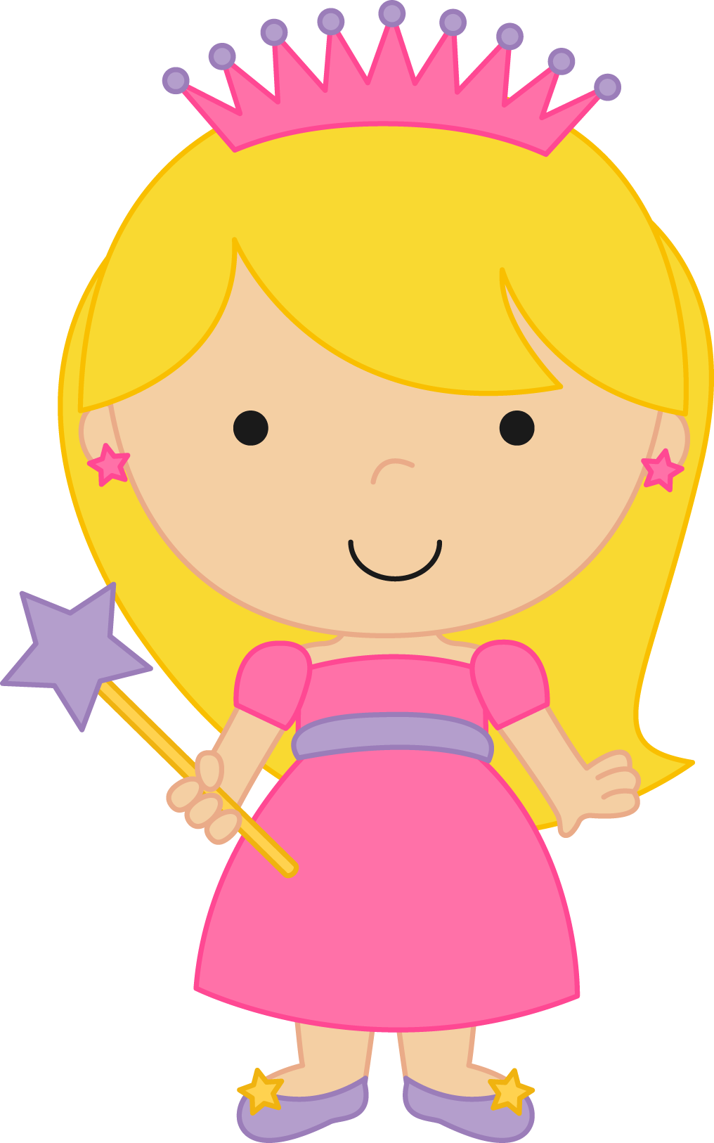 Princesas E Príncipes - Princess Clipart (1016x1626)