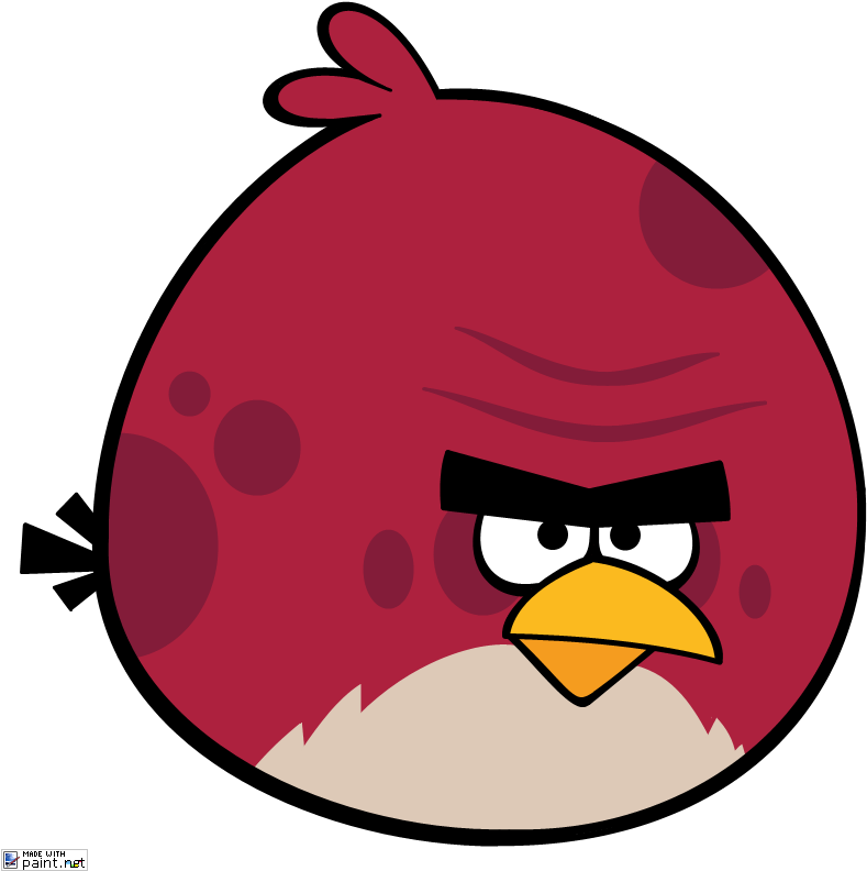 Angry Birds Star Wars Clip Art - Angry Birds Big Red Bird (829x827)