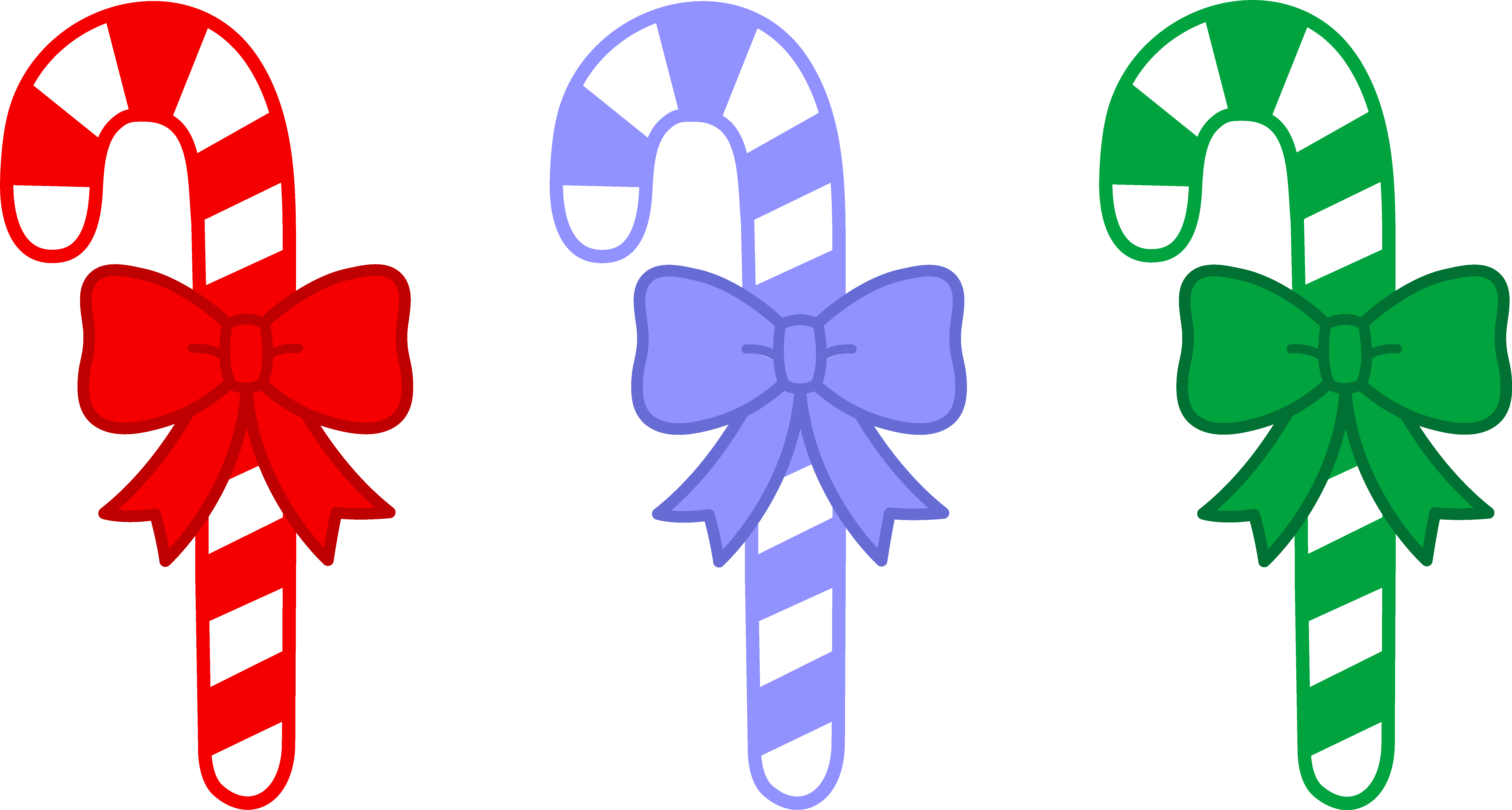 Royalty Free Christmas Clip Art - Christmas Candy Cane Clip Art (7023x3763)