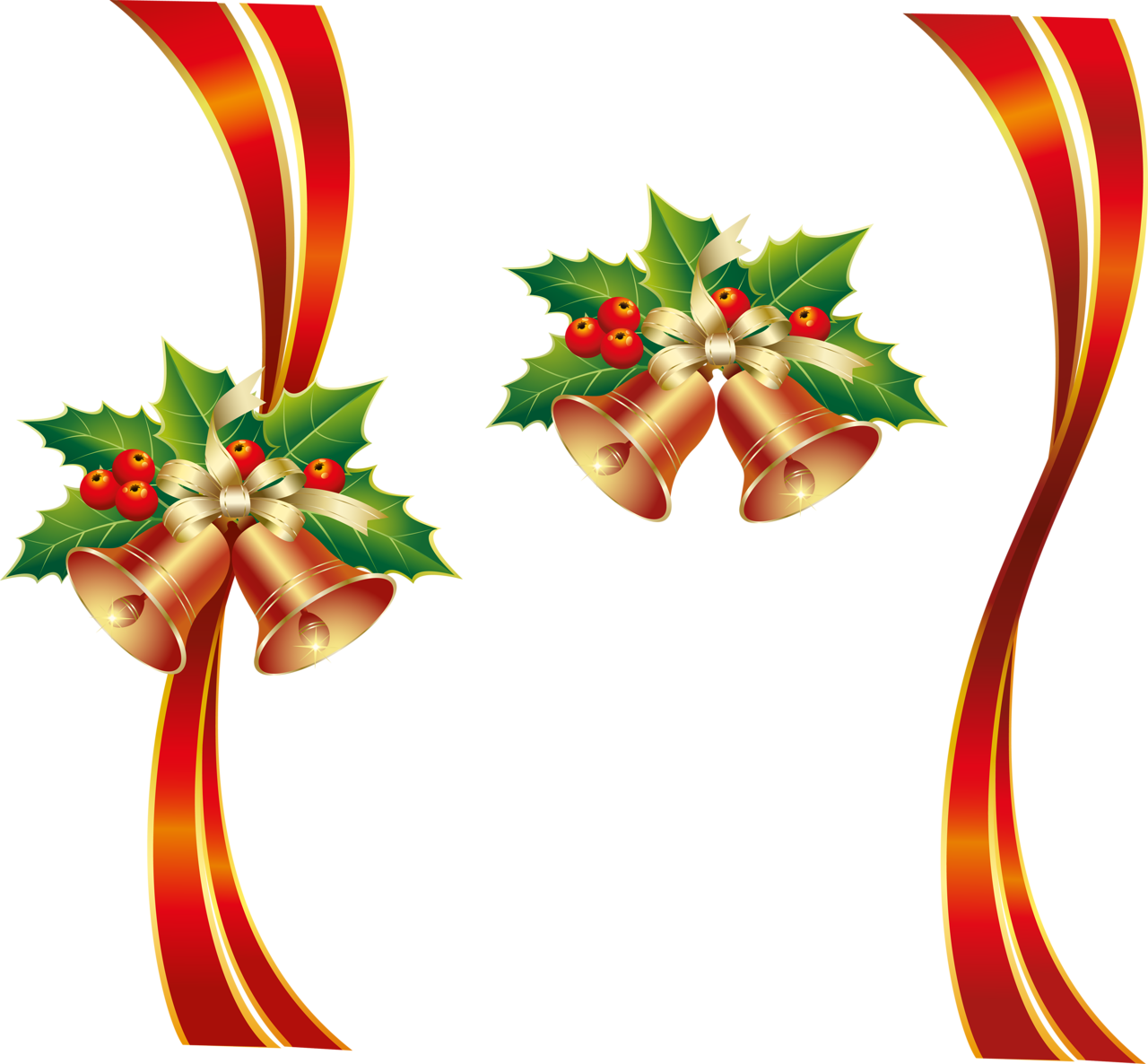 Christmas Ribbon Png Image - Christmas 2014 Greeting Card (1280x1186)