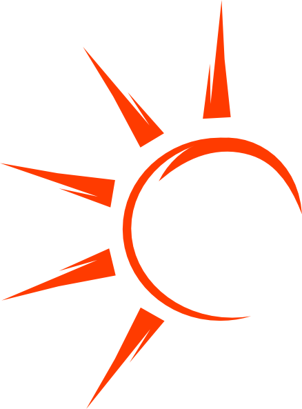 Half Sun Vector Png (438x593)
