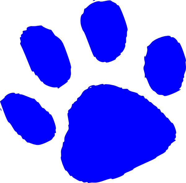 Tiger Clip Art At Clker - Bear Paw Clip Art (600x590)