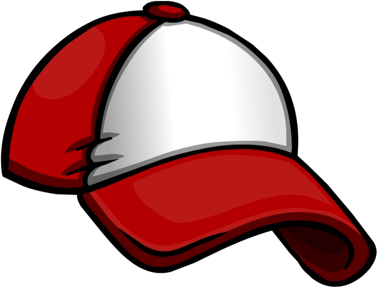 Baseball Hat Baseball Cap Clipart - Club Penguin Red Hat (800x594)