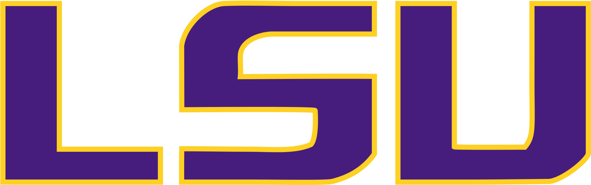 Lsu Logo Download - Louisiana State University Logo (2000x800)