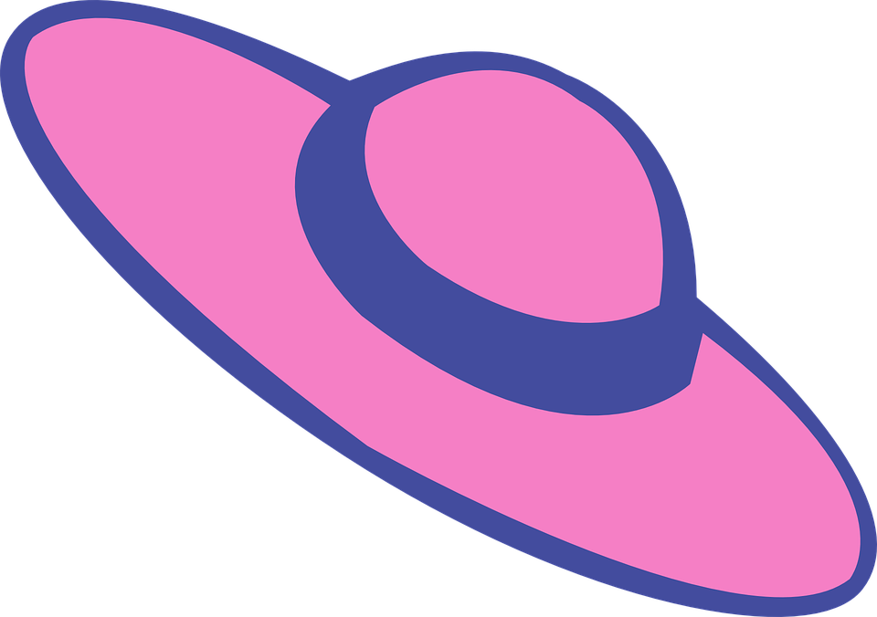 Girly Sun Cliparts - Cartoon Hats For Girls (960x676)