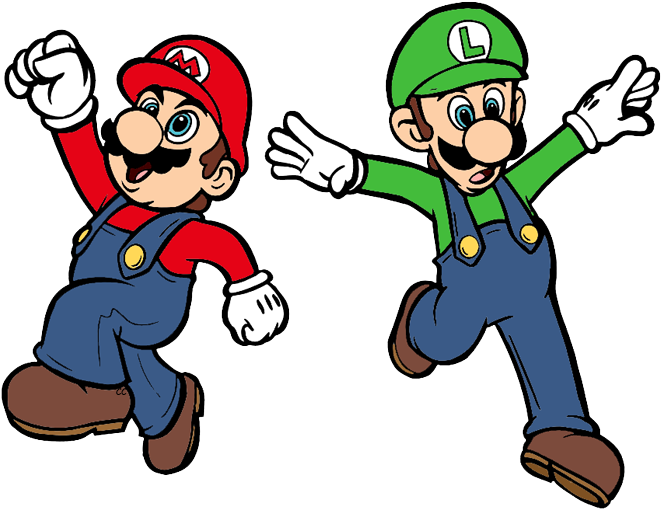 Luigi Mario Mario Mario, Luigi Toad Princess - Mario And Luigi Coloring Pages (672x519)