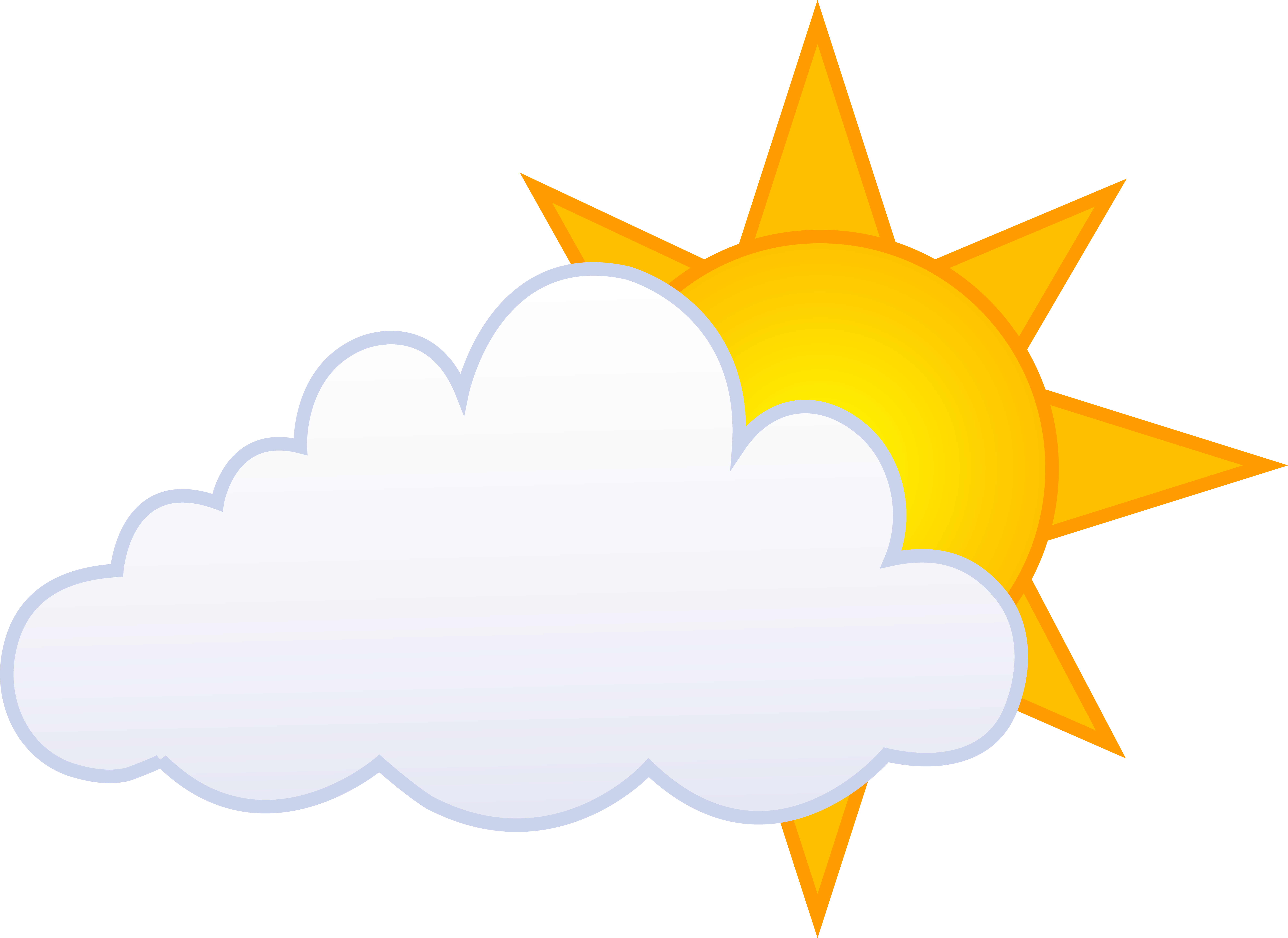 Partly Cloudy With Sun And Rain Weather Icon Clip Art - Inner Earth Corey Goode (7951x5793)