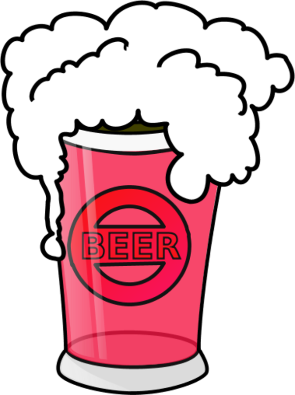 Vector Clip Art - Clip Art Glass Beer Mug (600x804)