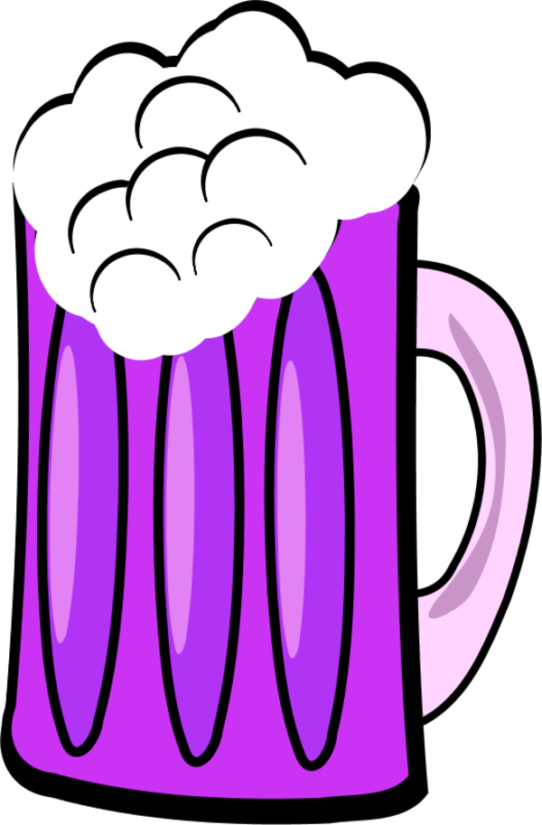 Vector Clip Art - Beer Clip Art (600x913)