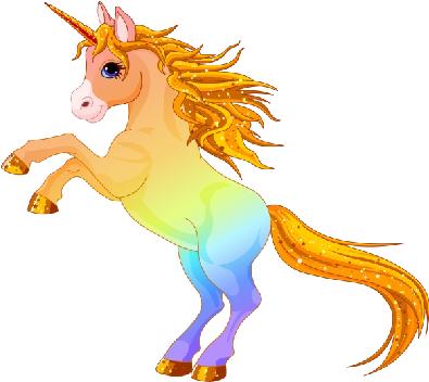 Cute Unicorn Clip Art Cartoon Animal Images Tattoos - Transparent Background Unicorn Clipart (400x400)