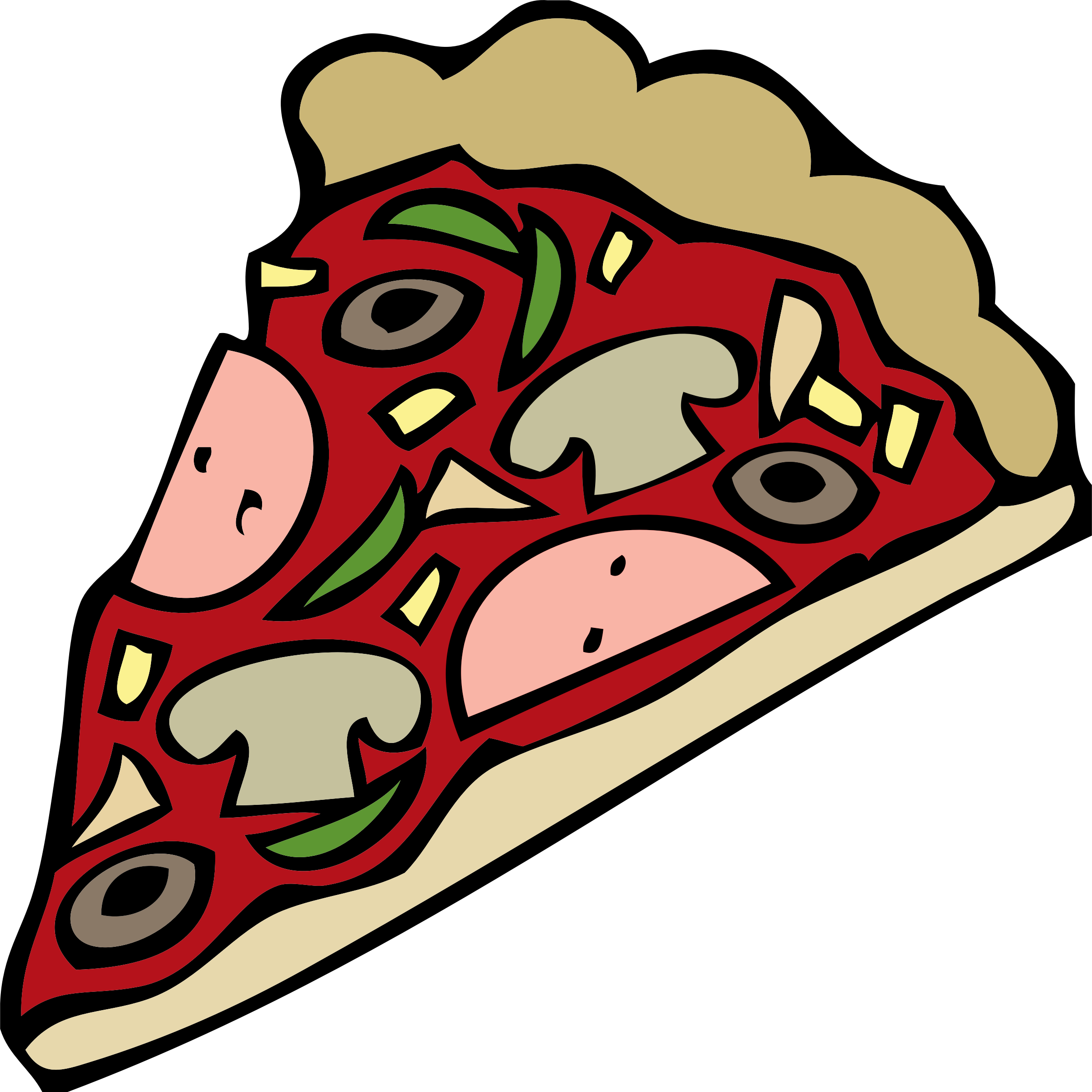 Beer Clipart Pictures And Images Download - Cartoon Pizza Slice (2400x2400)