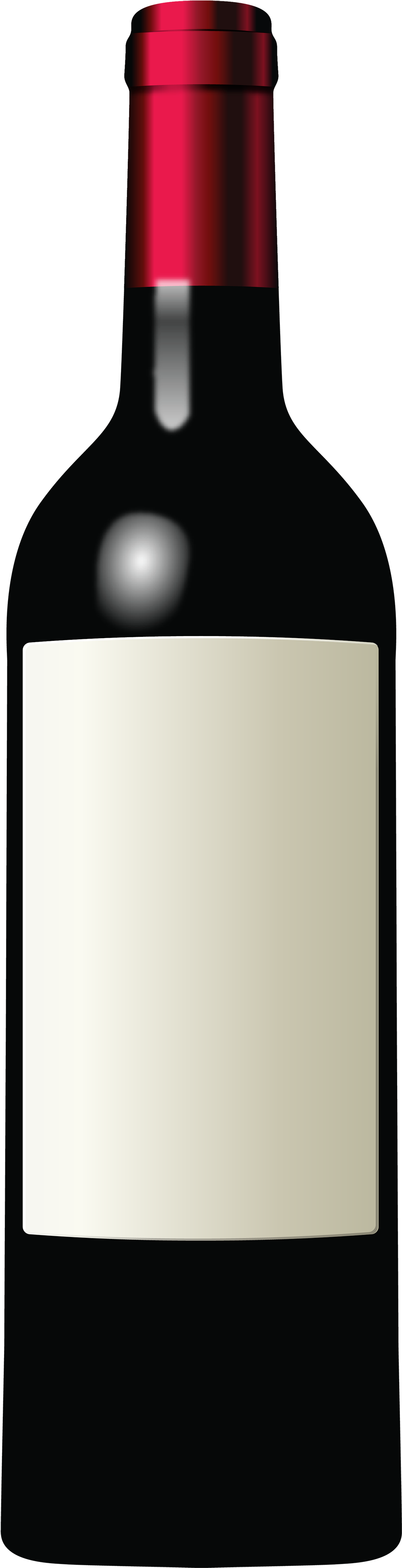 Wine Clipart Wine Bottle - Glass Bottle (1295x4000)