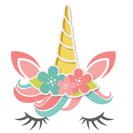 Flower Unicorn Svg Scrapbook Cut File Cute Clipart - Unicorn Png (432x432)