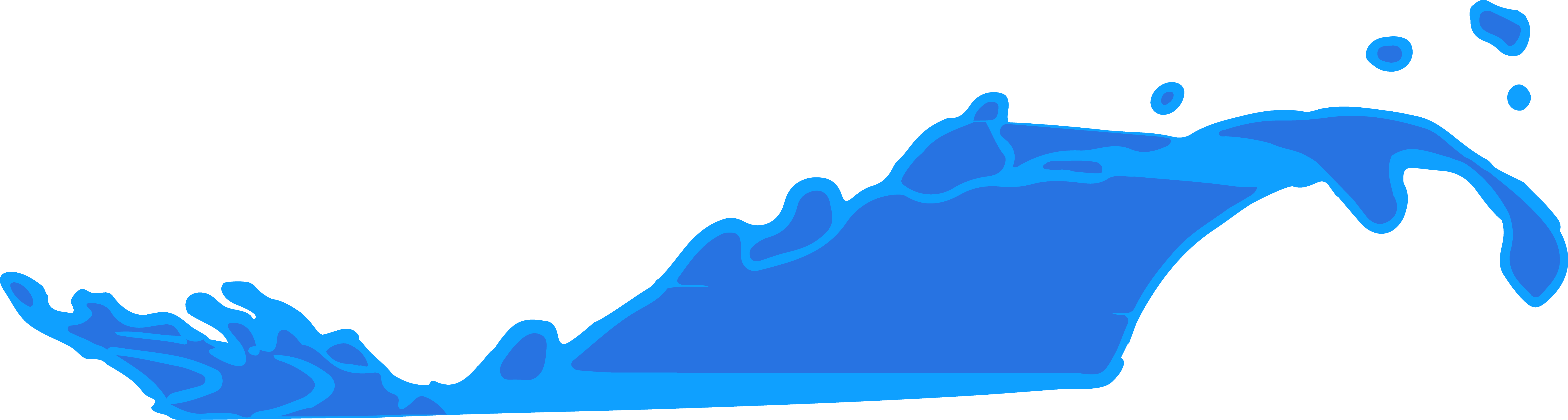 Water Images Clipart Free Download Clip Art On Png - Clip Art Water Splash (7052x1889)