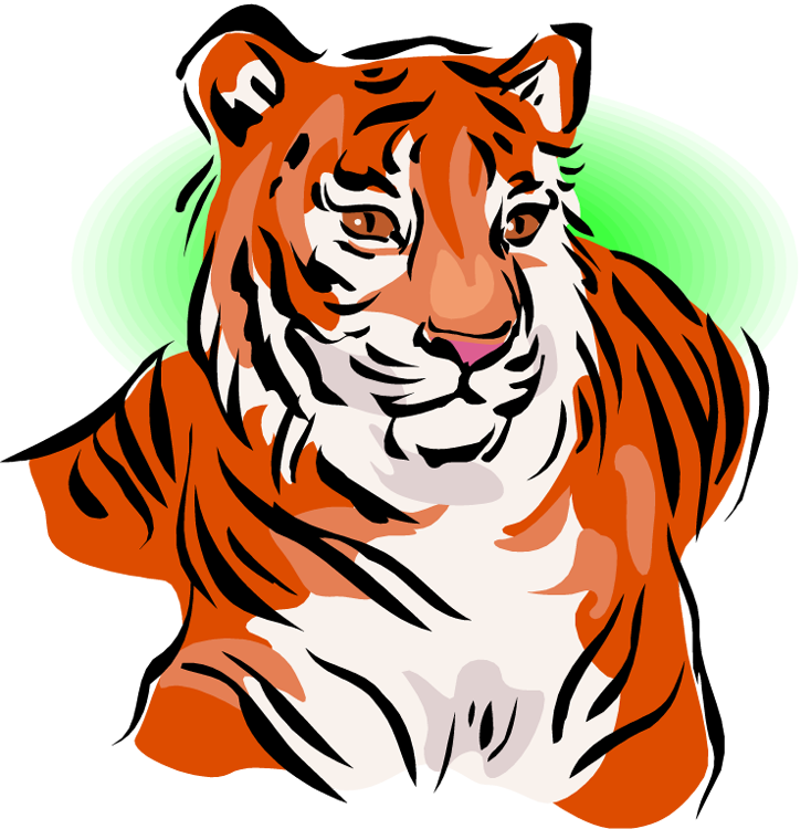 Free Tiger Clipart - Tiger Clipart (734x750)